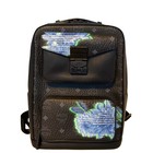 MCM Tech Flower Rucksack Small Schwarz / sehr gut