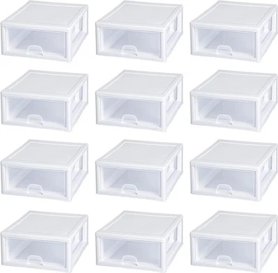 Sterilite 16 Quart Stackable Sturdy Plastic Storage Drawer Container for Home... - Image 1 of 4