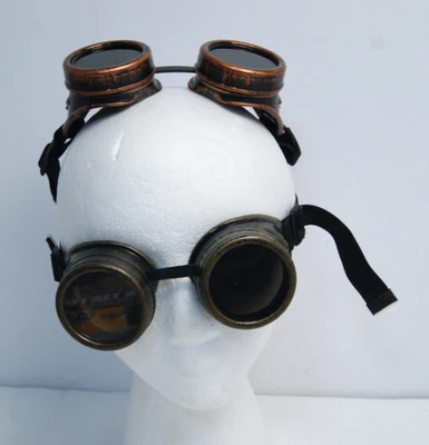 Gafas Cosplay Steampunk Disfraz Accesorio Gótico Victoriano 2 Pares LEER  Foto 1 de 4