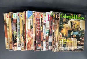 Colonial Homes Magazine VTG lot Of 25 issues Ranging From 1981-1999 - Picture 1 of 6