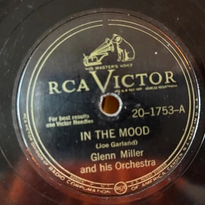 IN THE MOOD GLENN MILLER ORCHESTRA 78 SHELLAC 10" RECORD RCA VICTOR 20-1753 1946 - Picture 1 of 4