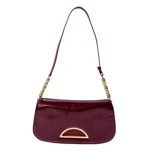 Borsa a tracolla DIOR edizione limitata Malice Pearl rosso pelle verniciata - Foto 1 di 20