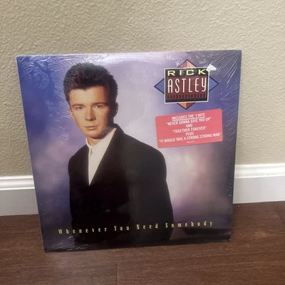 Rick Astley - Whenever You Need Somebody (Vinyl LP, 1987) BMG 6822-1-R - SEALED - Image 1 of 4