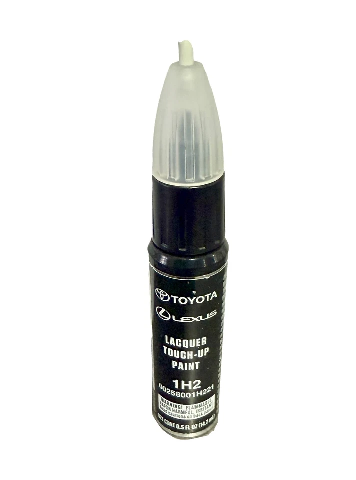 GENUINE TOYOTA LEXUS COSMIC GRAY TOUCH-UP PAINT PEN CODE 1H2 OEM 00258-001H2-21 - Image 1 of 1