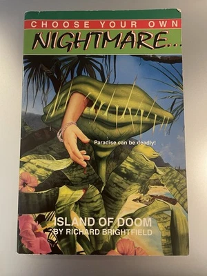 Choose Your Own Nightmare #3 Island of Doom 1st Ed 1st Print Richard Brightfield - Imagem 1 de 4