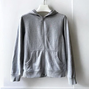 Hanna Andersson French Terry Zip Hoodie, Size 10, Grey - Picture 1 of 8