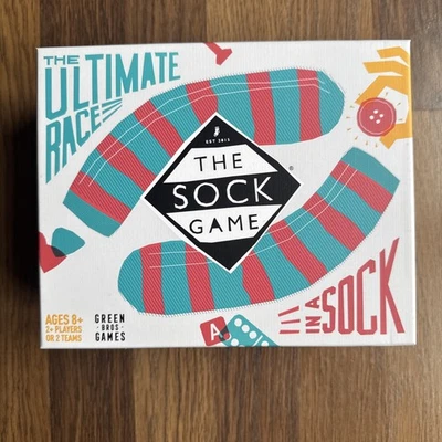 The Sock Game Board Game The Ultimate Race Green Bros Games (2015) Sealed  - Image 1 of 4