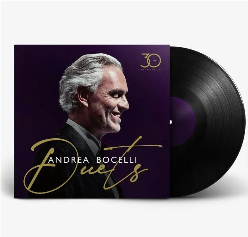 Andrea Bocelli - The Duets - 30th Anniversary Edition Vinyl RECORD - Image 1 of 1