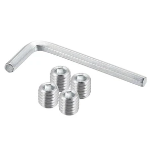 4 Stück M8 x 1,25 mm Konterbundmutter für Langhantel Hantel Gewichtheben - Bild 1 von 6