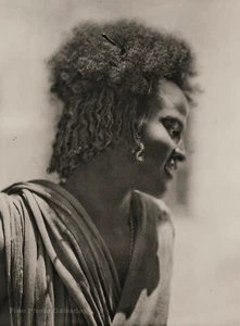1920s Vintage AFRICA Young Sudanese Man Portrait By HUGO BERNATZIK Photo Gravure - Picture 1 of 1