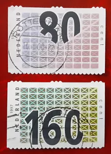 NIEDERLANDE 1997 used Business Mi 1603-4 Scott 952-3 XF 6746 - Bild 1 von 2