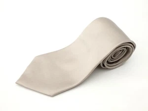 Vintage Fortnum & Mason Silk Tie Silver Retro - Picture 1 of 6