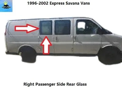 15076866 96-02 GMC Savana Chevy Express правая задняя фиксированная дверь стекло окно - Изображение 1 из 4