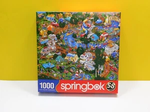 Springbok Puzzle Camping World 1000 piezas Steve Skelton COMPLETO 2022 dibujos animados - Imagen 1 de 16