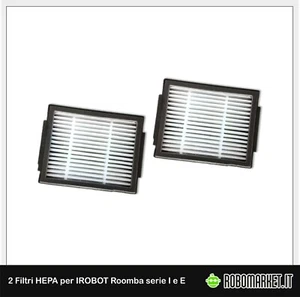 KIT RICAMBI 2 FILTRI HEPA PER IROBOT ROOMBA I 7150 7156 7158 7550 7558 - Foto 1 di 4