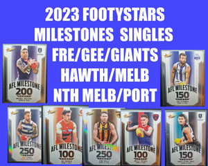 2023 FOOTYSTARS MILESTONES FRE/GEE/GIANTS/HAWTH/MELB/NTH MELB/PORT
