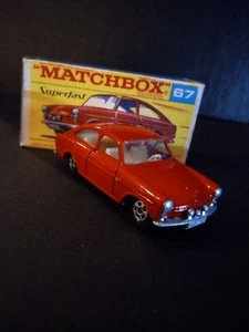Matchbox SuperFast #67 Volkswagen 1600TL Red VN/MINT   Original F TypeScript Box - Picture 1 of 18