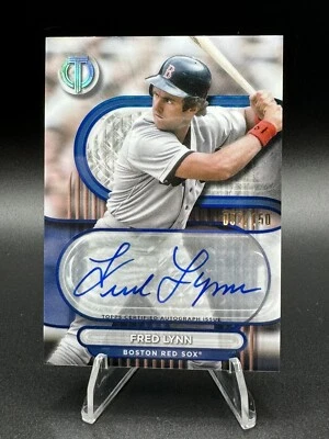 FRED LYNN - 2024 Topps Tribute Auto - 57/150 - TA-FL - Boston Red Sox - Image 1 of 2