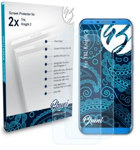 Bruni 2x Lámina Protectora para ThL Knight 2 Película Protectora - Imagen 1 de 4
