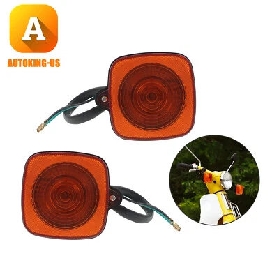 2x Turn Signal Blinker Indicator Light for Honda C70 CB125S CT70 CT110 XL80S - Image 1 of 4