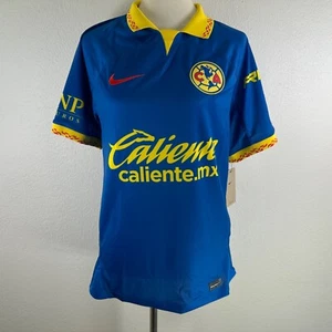 Nike Club America 2023/24 Stadium Away Soccer Jersey DX2681-410 Mens Small - Picture 1 of 7