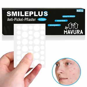 SMILEPLUS XXL Akne Pflaster Set Hydrocolloid Patch Anti Pickel Mitesser 36Stk - Bild 1 von 6