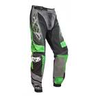 Wulfsport Adults Matrix Motocross MX Enduro Quad Bike Pants - Green / Black