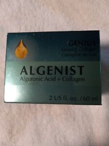 ***Algenist GENIUS Sleeping Collagen Night Face Cream 2 fl oz 60 ml New Sealed!