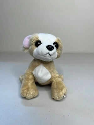 Juguete de peluche Chihuahua cachorro perro 6" Webkinz Ganz marrón blanco Foto 1 de 4