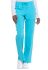 Dickies Mid Rise Straight Leg Drawstring Pant DK010 TRQ Turquoise Free Shipping
