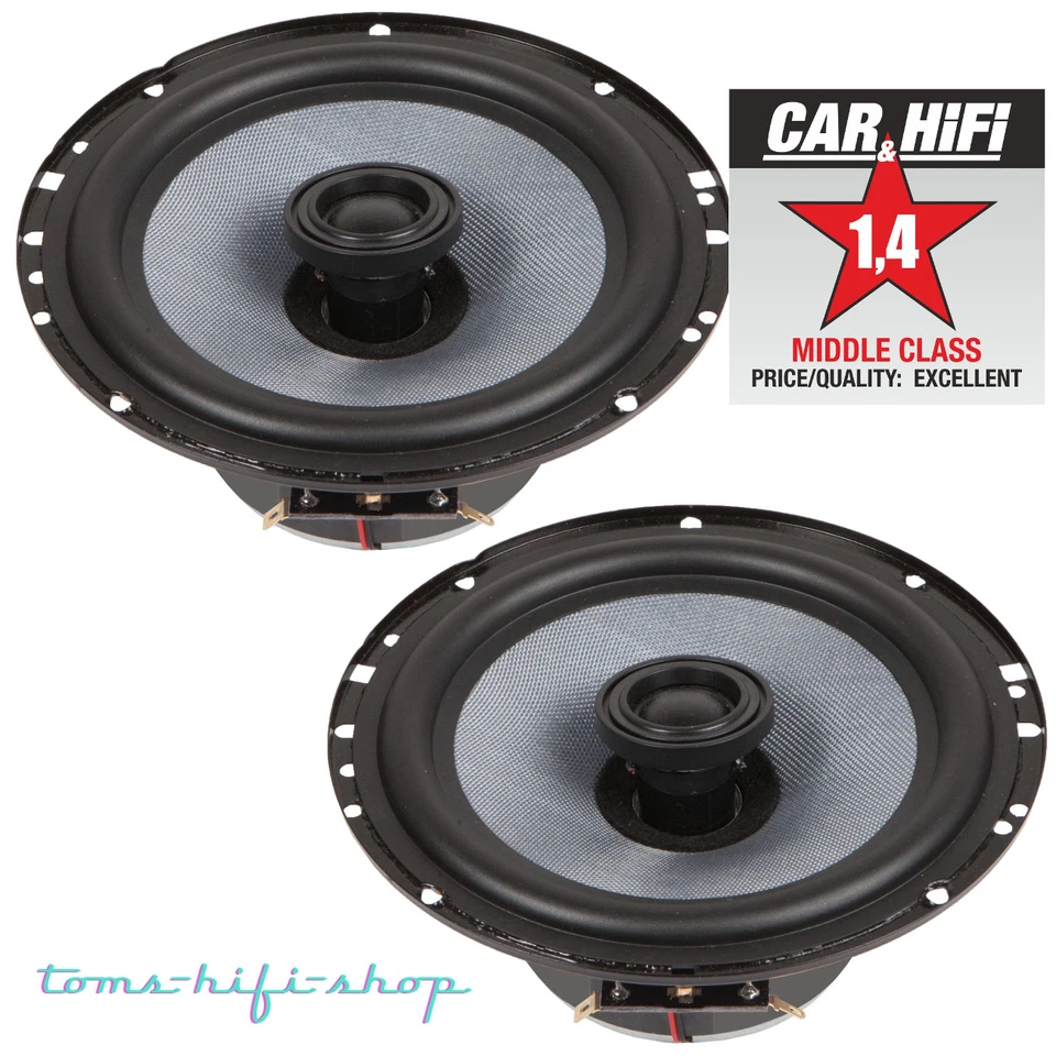 Audio System CO-165 EVO 16,5cm 2-Wege Koax Auto Lautsprecher Set 260 Watt Boxen - Bild 1 von 1