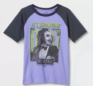 NEW Beetlejuice Girl's Elevated Short Sleeve Graphic T-Shirt Size Large - Picture 1 of 1