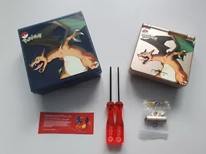 Gameboy Advance SP Case Hülle Gehäuse | Glurak Charizard Edition mit Box | NEU - Bild 1 von 2