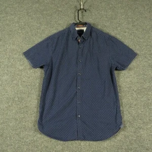 Cactus Man Rinky Singh Shirt Mens Small Blue Short Sleeve Button Up Collared - Picture 1 of 12