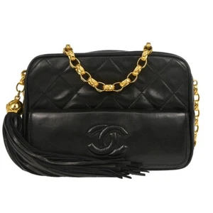 Chanel Black Lambskin Camera Bag Mini 185678 - Picture 1 of 11