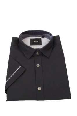 CAMICIA 99€-70% HUGO BOSS UOMO RING_1 BLU ult.mis.disp S P/E. - Immagine 1 di 2