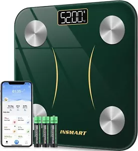 INSMART Scales for Body Weight, Bluetooth Body Fat Scales, Smart Digital Bathroo - Picture 1 of 7