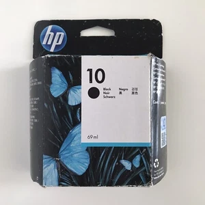 Cartuccia inchiostro nero HP 10 2012 C4844A OfficeJet 9130 scatola originale sigillata OEM - Foto 1 di 3