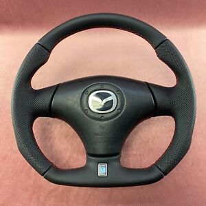 Mazda rx7 custom steering wheel RX7 FD3S FULL leather Dshape