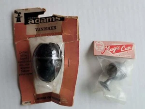 Vintage Dime Store Magic Toys 1958 Adams Vanisher + Magic Cup Both Sealed PKG - Picture 1 of 4