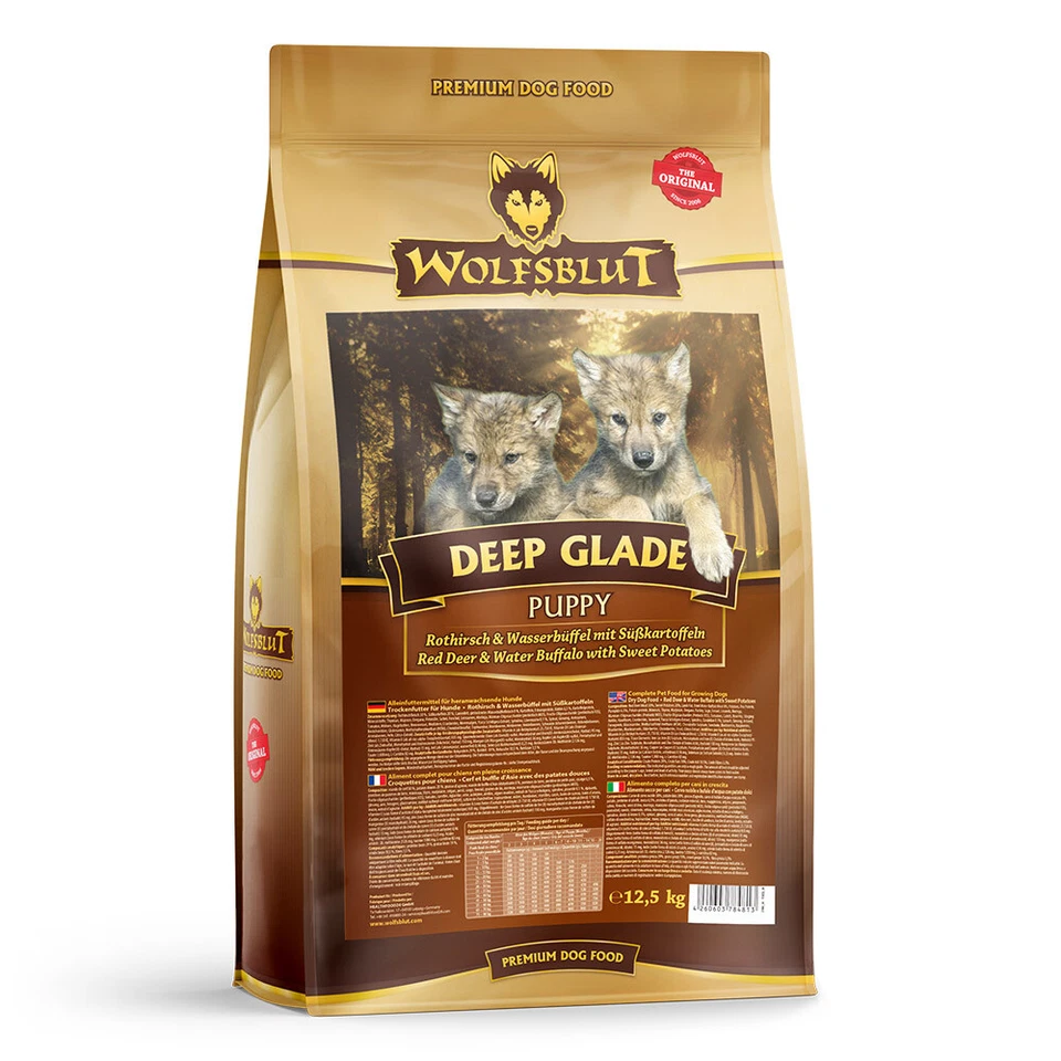 Wolfsblut Puppy Deep Glade - Rothirsch und Wasserbüffel Trockenfutter 12,5 kg - Bild 1 von 3