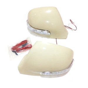 LED Rear-view Mirror Light Cover for VW Multivan T5 Amarok, Yellow Turn Signals - Picture 1 of 13
