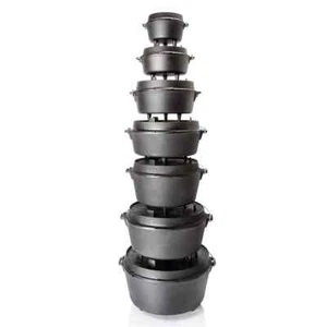 Petromax Gusseisen Dutch Oven für Lagerfeuer oder Hausküche, vorgewürzt, 3 Beine - Bild 1 von 49