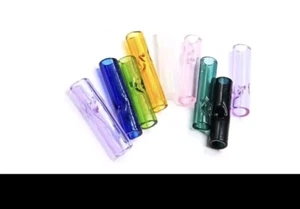 Glas Filter tips zum Rauchen für Zigaretten oder Ähnliches (rundes Mundstück) - Bild 1 von 4