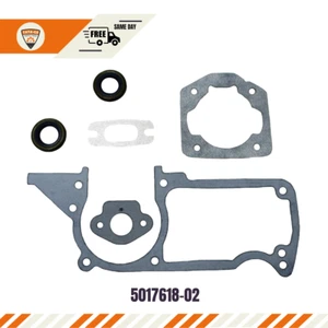 5017618-02 Für Husqvarna 50 51 55 Kettensäge Kompletter Dichtungssatz - Picture 1 of 9