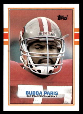 1989 Topps Bubba Paris #22 San Francisco 49ers Football Card - Image 1 of 2