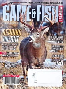 Game & Fish Midwest Magazin November 2023 Reading the Rut, Squirrel Calls, Barsch - Bild 1 von 2