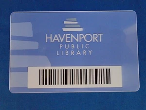 Tarjeta de biblioteca THE BIBLIOTECARIANS TV utilería Havenport EP #408 - Imagen 1 de 3