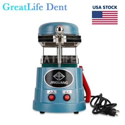 GREATLIFE DENT US warehouse Dental Vacuum Former Lab Forming Molding Machine Thermoforming 110V
