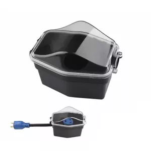30 Amp RV Power Outlet Weatherproof Box, for RV Camper Travel Trailer Electric - Picture 1 of 8